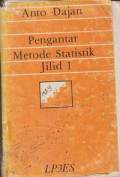 Pengantar Metode Statistik, Jilid I