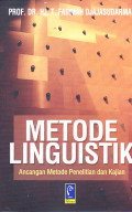 METODE LINGUISTIK 
ANCANGAN METODE PENELITIAN DAN KAJIAN