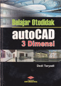 Belajar Otodidak AutoCAD 3 Dimensi