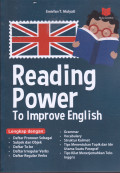 READING POWER TO IMPROVE ENGLISH