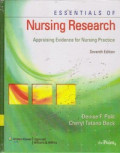 Essentials of Nursing Research : Appraising Evidence for Nursing Practice