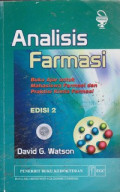 Analisis Farmasi : Buku ajar untuk mahasiswa farmasi dan praktisi kimia farmasi