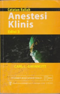 Anestesi Klinis : Catatan Kuliah